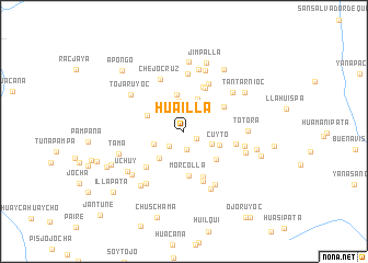 map of Huailla