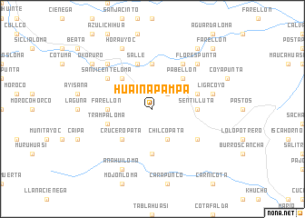 map of Huainapampa