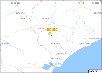 map of Huaina