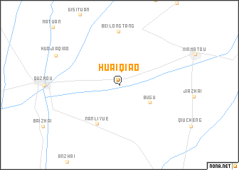 map of Huaiqiao