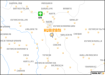 map of Huairani