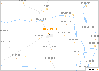 map of Huairen