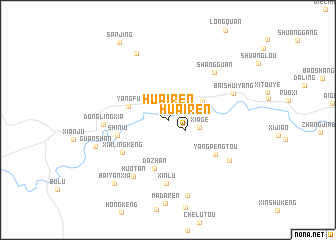 map of Huairen