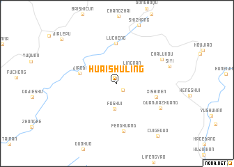 map of Huaishuling