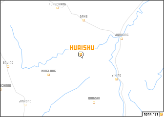 map of Huaishu