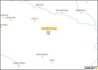map of Huaishu
