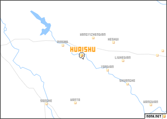 map of Huaishu