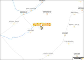 map of Huaitumiao