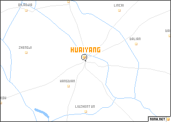 map of Huaiyang