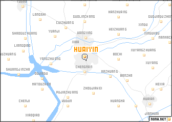 map of Huaiyin