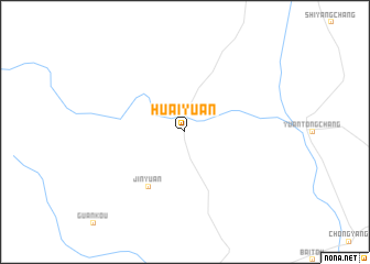 map of Huaiyuan
