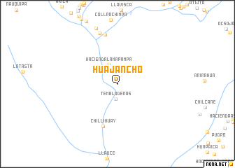 map of Huajancho