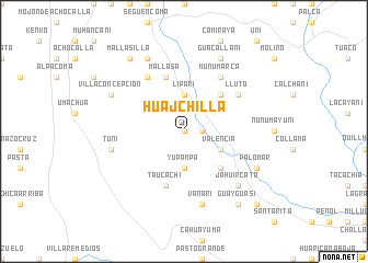 map of Huajchilla