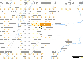map of Hua-jen-kung