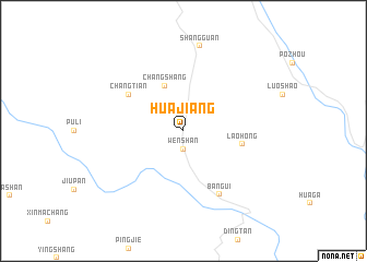 map of Huajiang