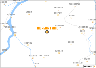 map of Huajiatang