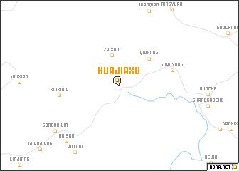 map of Huajiaxu