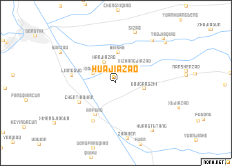 map of Huajiazao