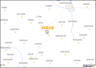 map of Huajie