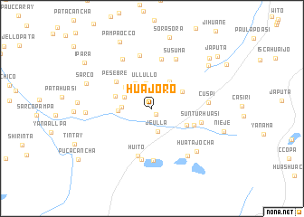 map of Huajoro