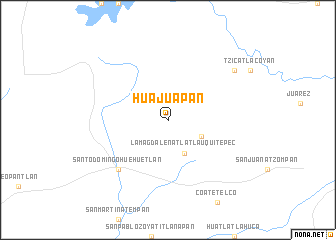 map of Huajuapan