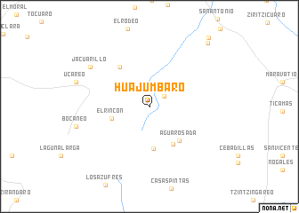 map of Huajumbaro