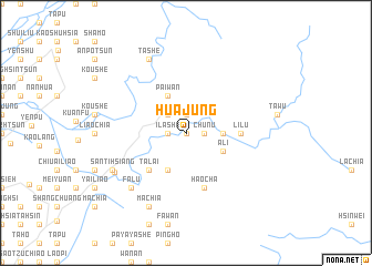 map of Hua-jung