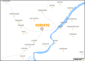 map of Huakeng