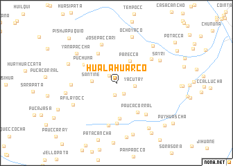 map of Hualahuarco
