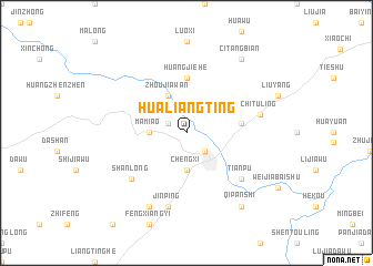 map of Hualiangting