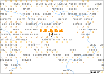 map of Hua-lien-ssu