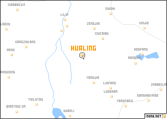 map of Hualing