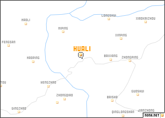 map of Huali