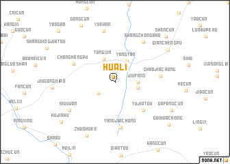 map of Huali