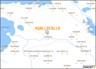 map of Huallacollo