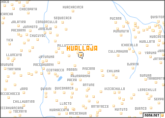 map of Huallaja