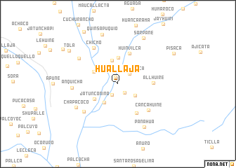 map of Huallaja