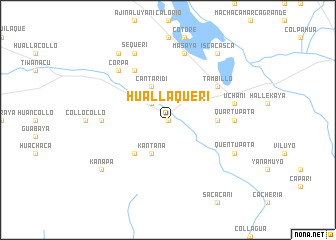 map of Huallaqueri