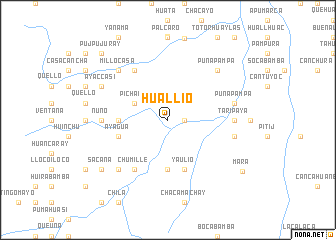 map of Huallio