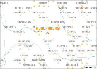 map of Hualpahuasi