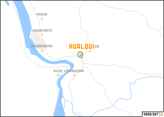 map of Hualqui