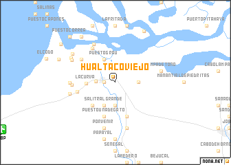 map of Hualtaco Viejo