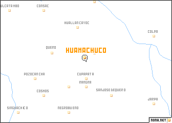 map of Huamachuco