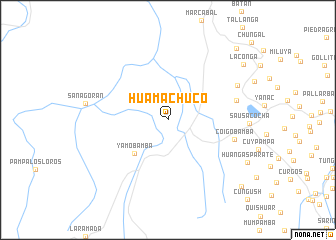 map of Huamachuco