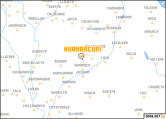 map of Huamancuri