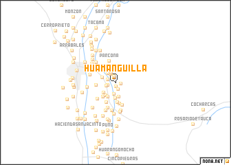 map of Huamanguilla