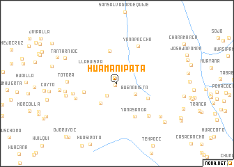 map of Huamani Pata