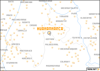 map of Huaman Marca