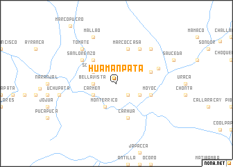 map of Huamanpata