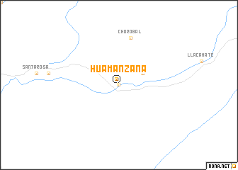 map of Huamanzaña